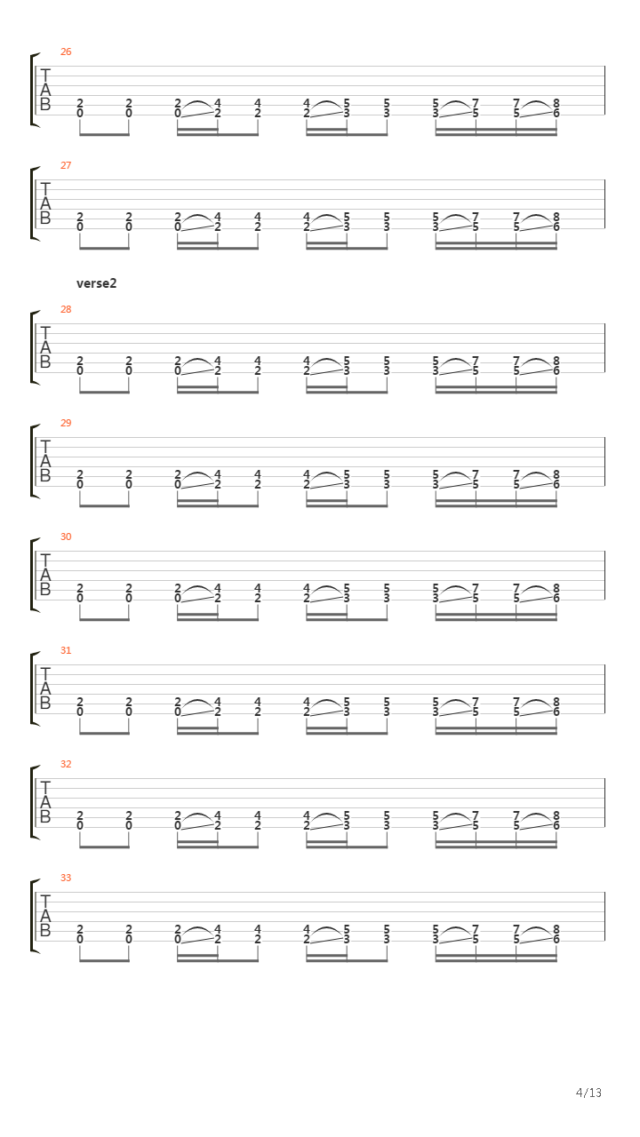 Cockroaches吉他谱