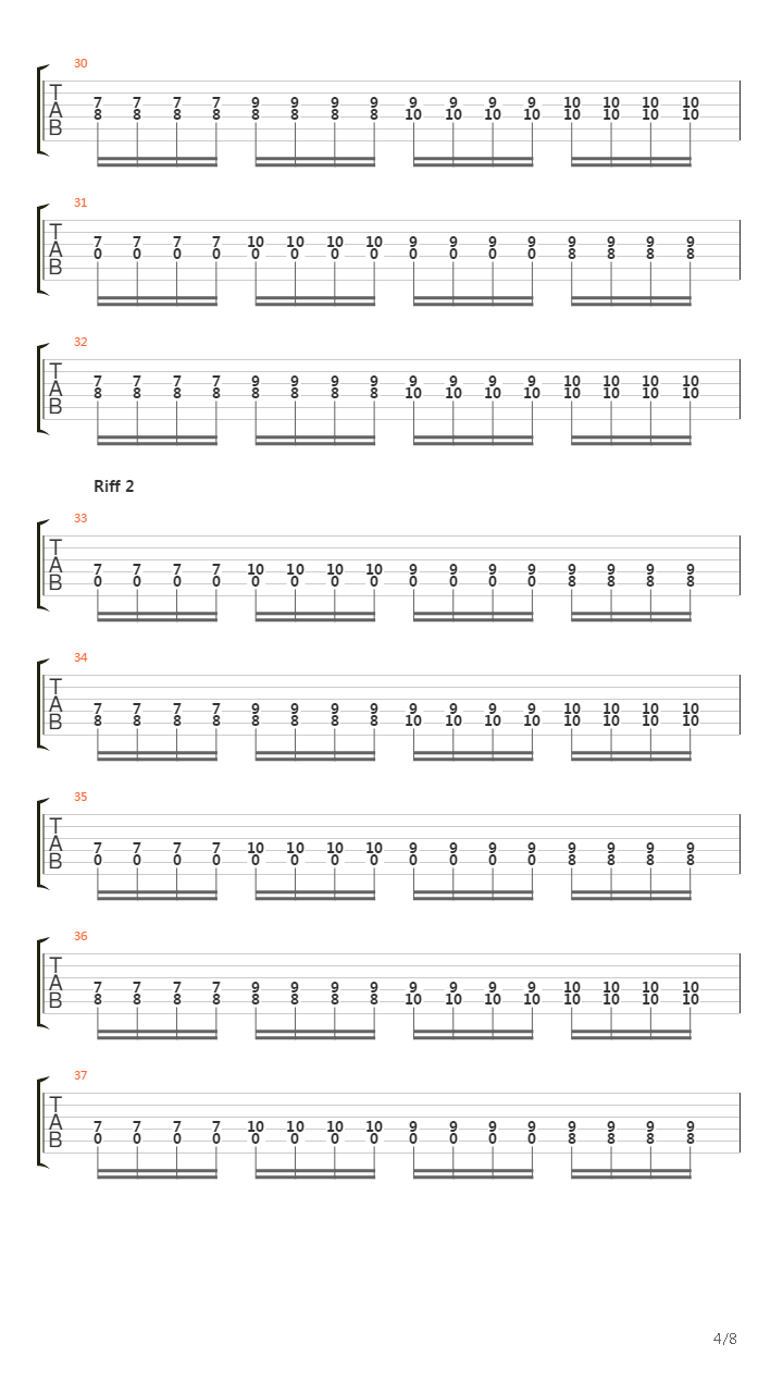 Abschiedsbrief Des Prometheus吉他谱