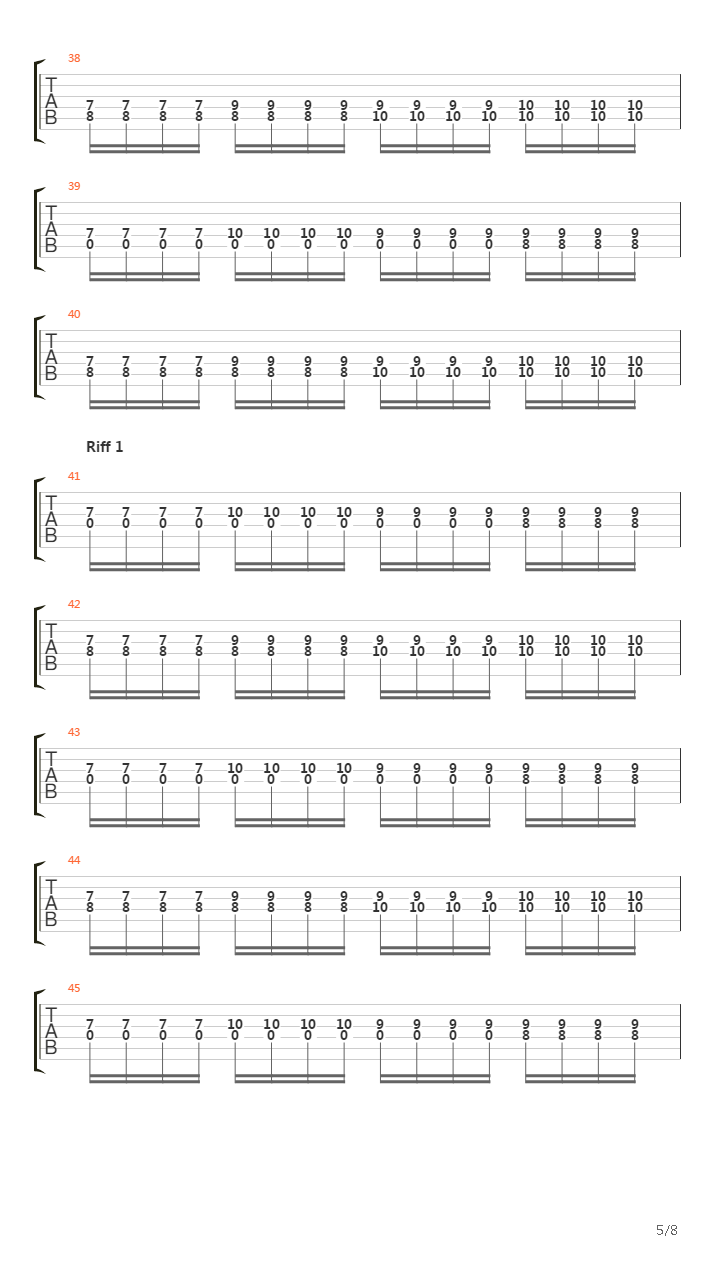 Abschiedsbrief Des Prometheus吉他谱