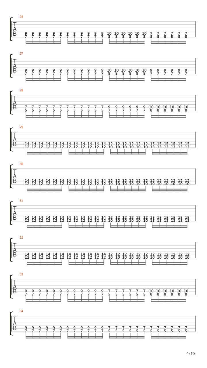 Rargaroth吉他谱