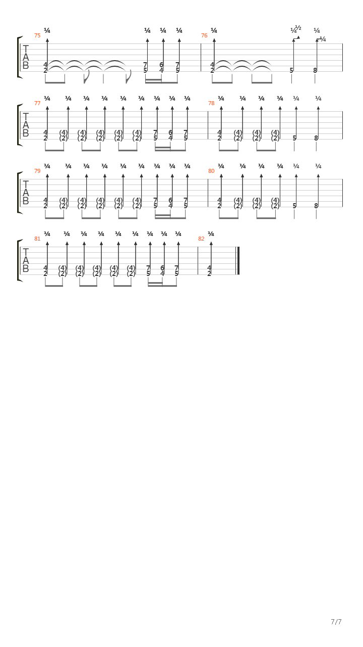 The Gates Of Eternity吉他谱