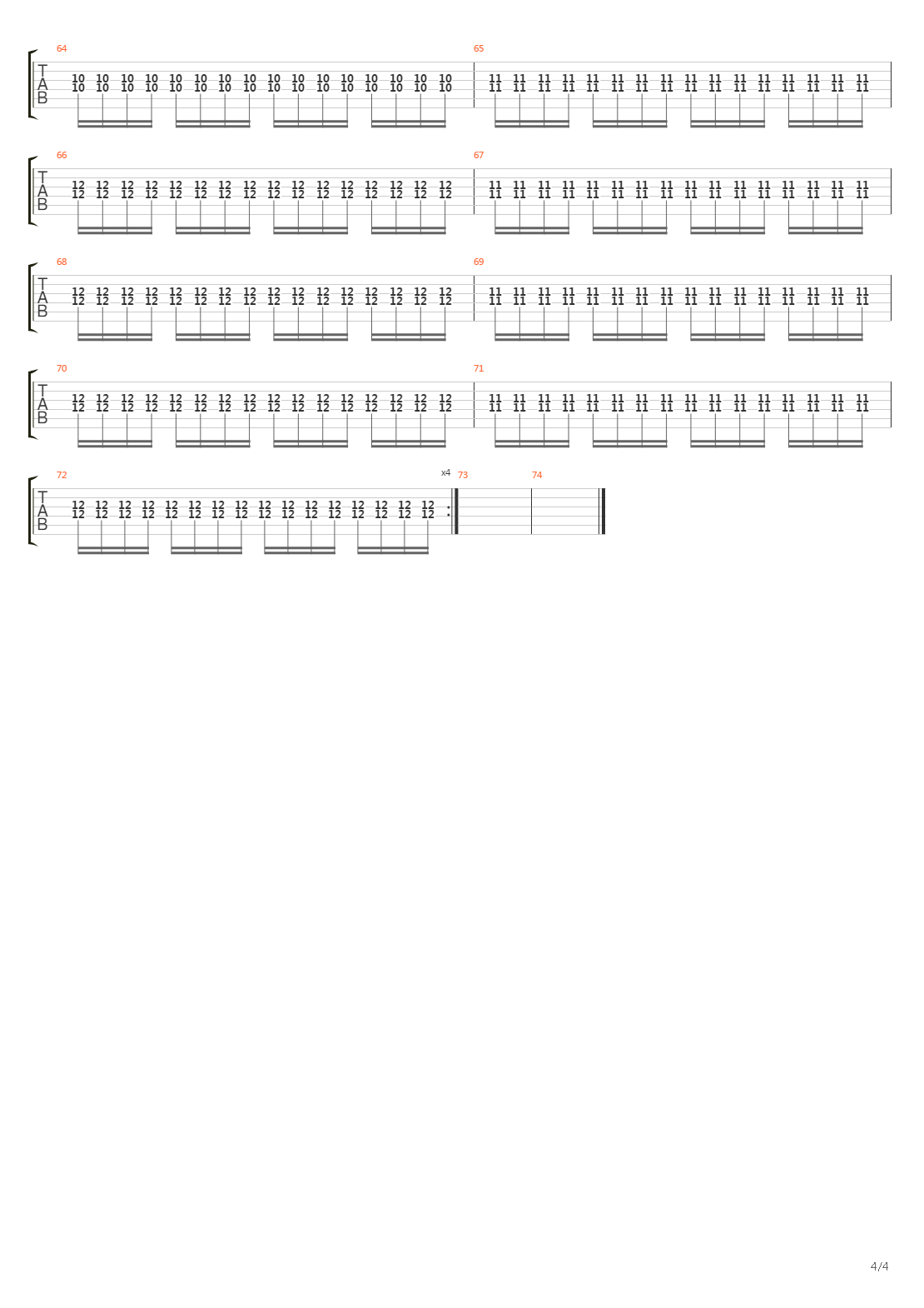 Von Scherbengestalten Und Regenspaziergang吉他谱