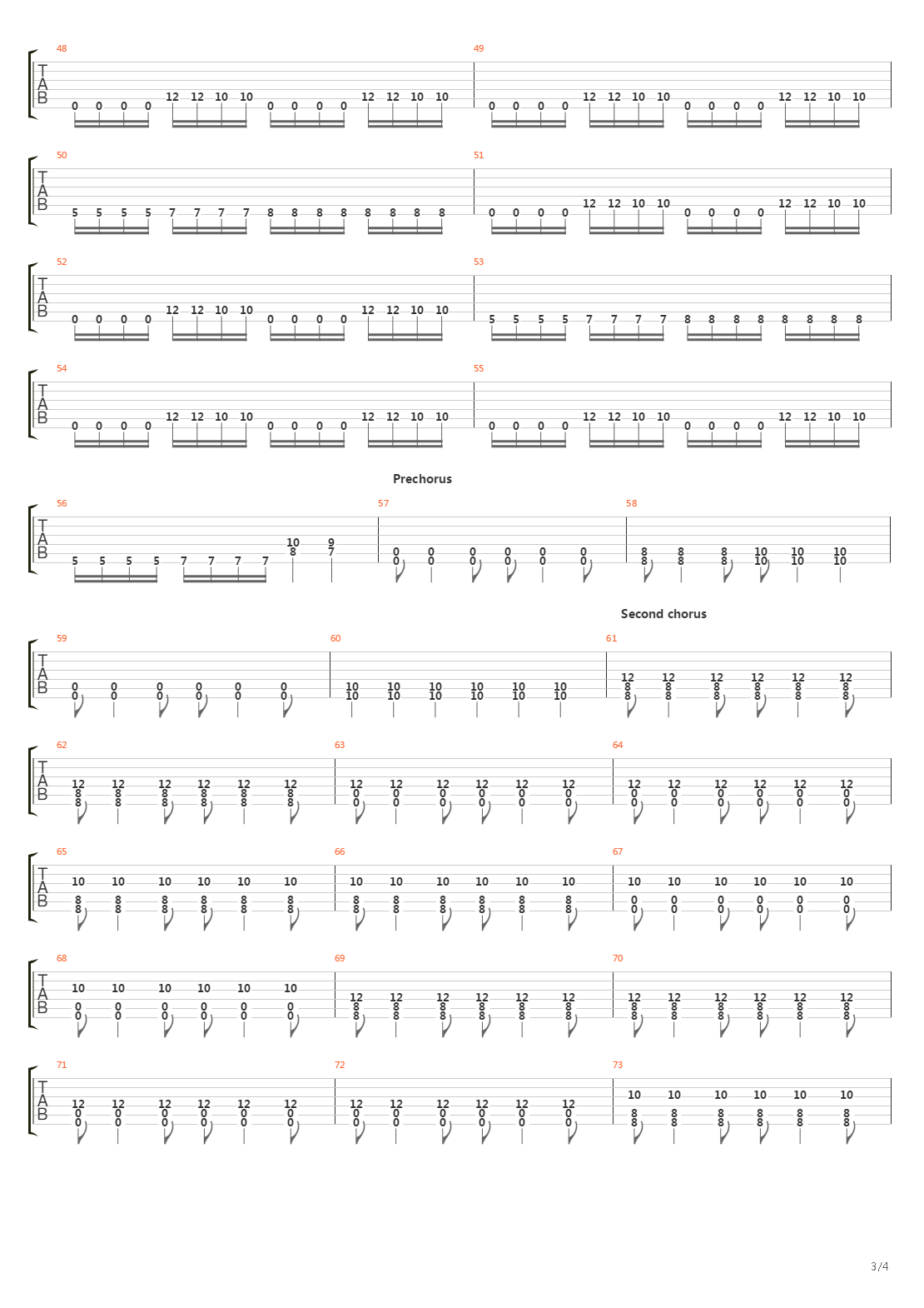 The Deepest Hole吉他谱
