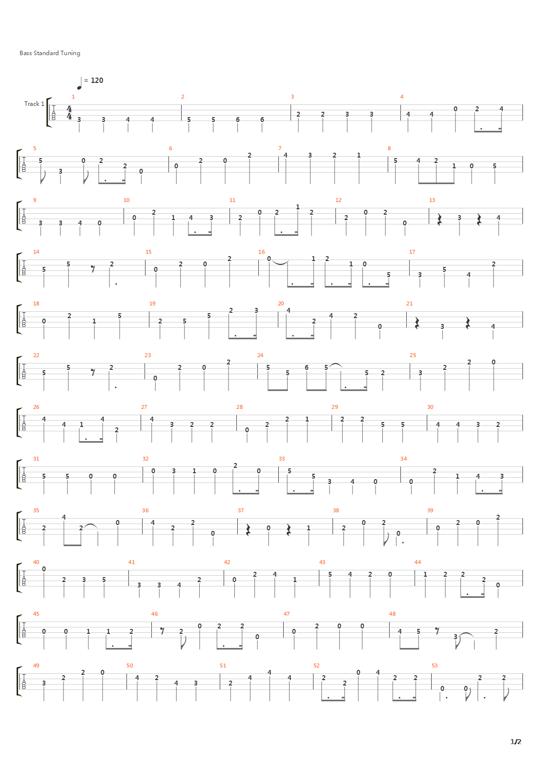 Orange Coloured Sky吉他谱