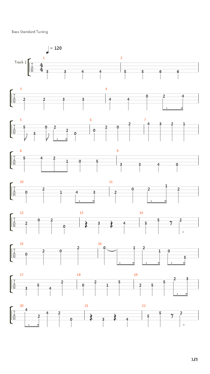 Orange Coloured Sky吉他谱