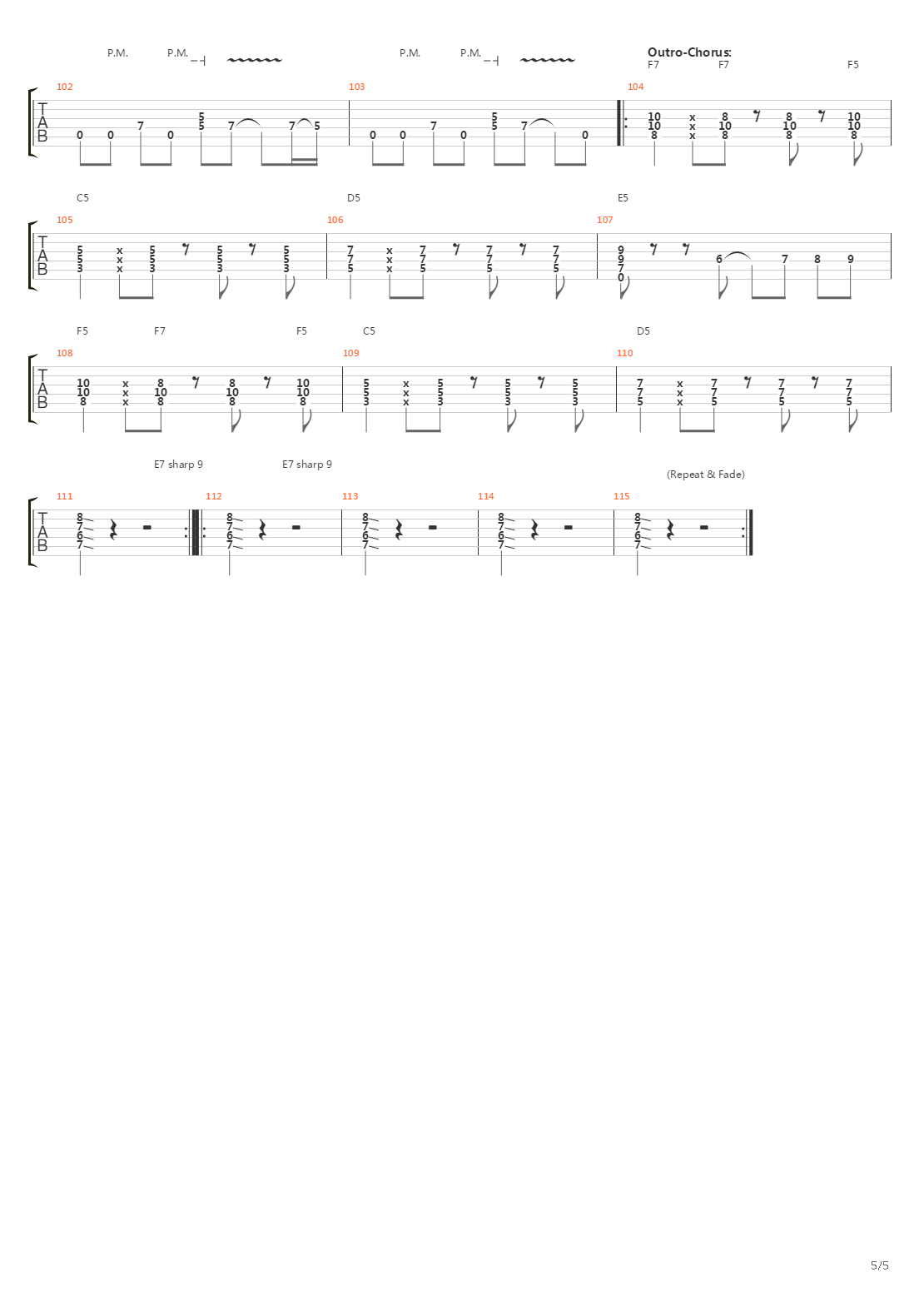 Alcatraz吉他谱