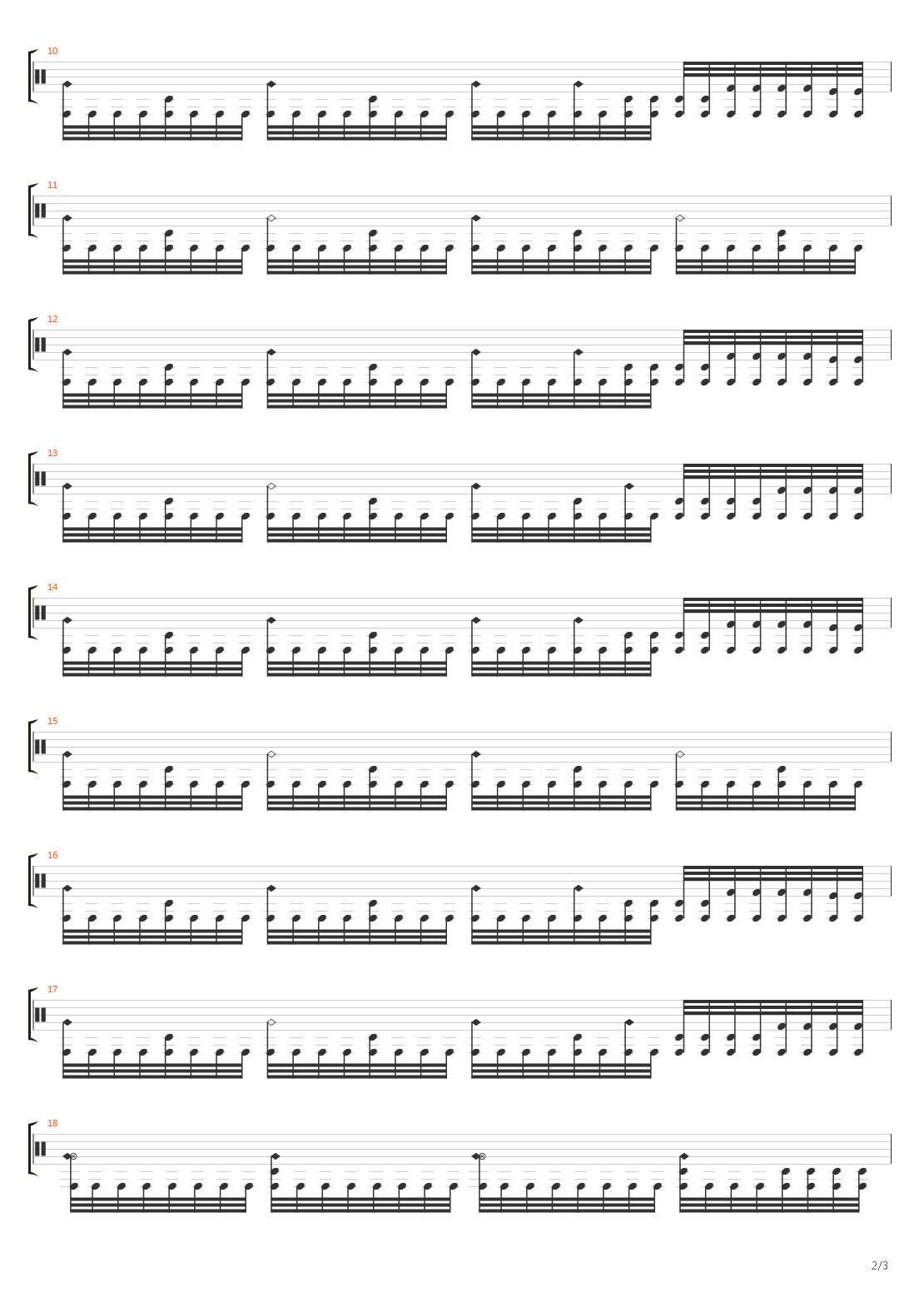 Age Of Hunger吉他谱