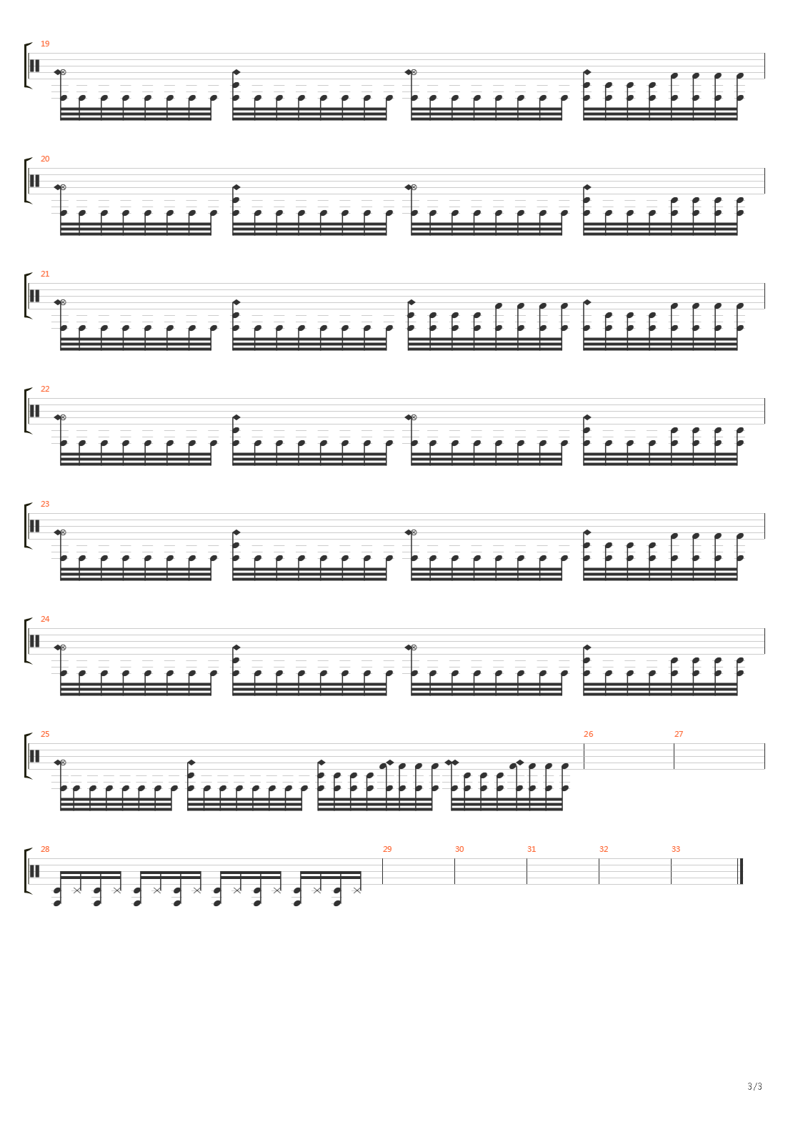 Age Of Hunger吉他谱