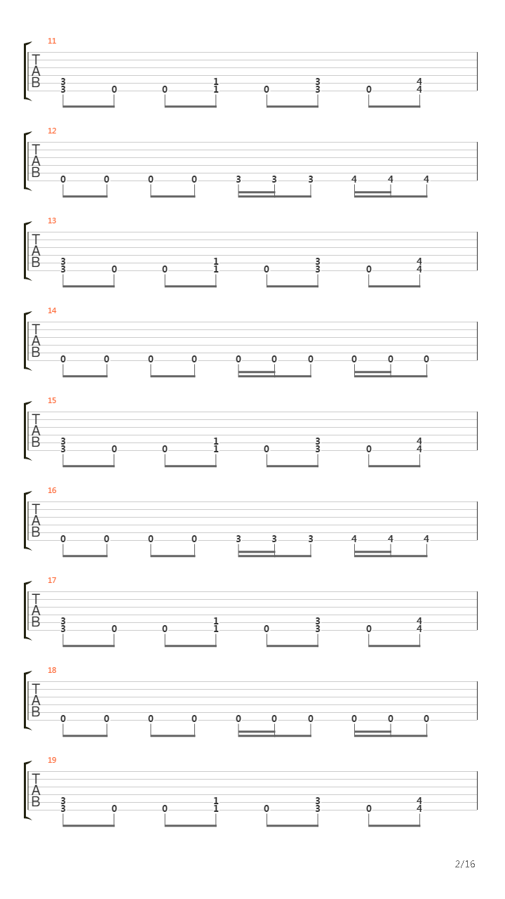 Mechanisms Of Standstill吉他谱