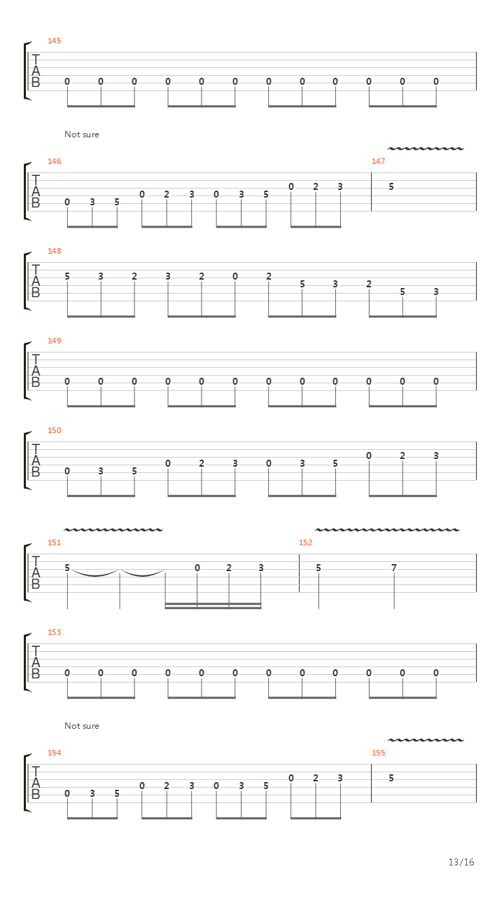 Mechanisms Of Standstill吉他谱