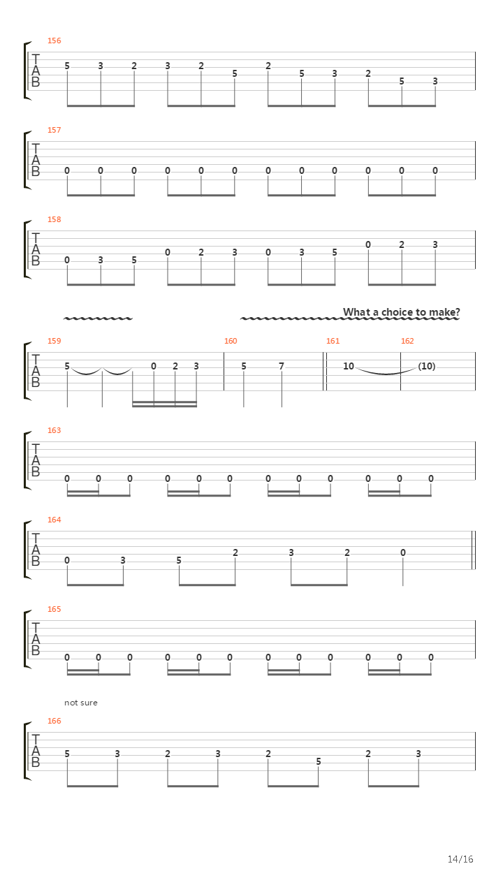 Mechanisms Of Standstill吉他谱