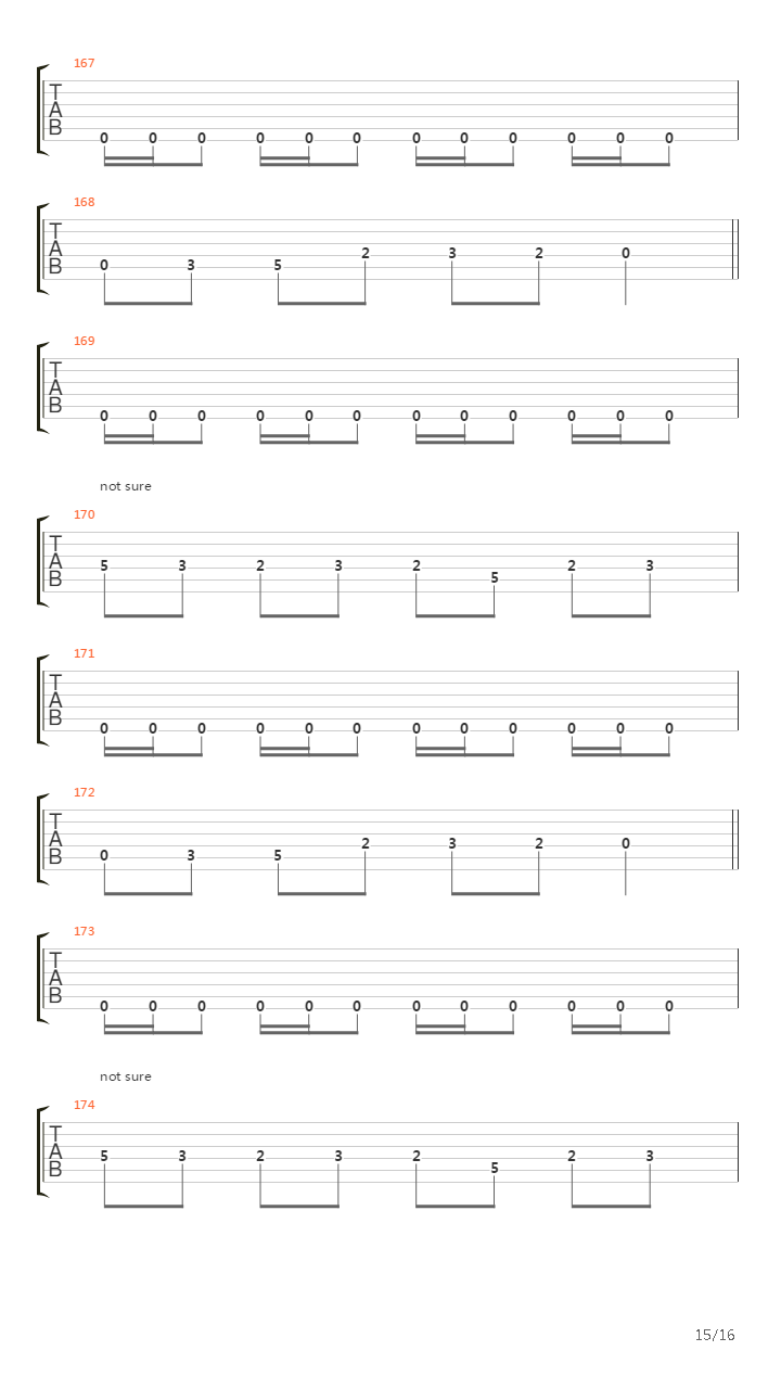 Mechanisms Of Standstill吉他谱