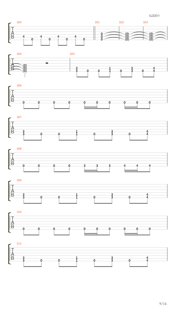 Mechanisms Of Standstill吉他谱