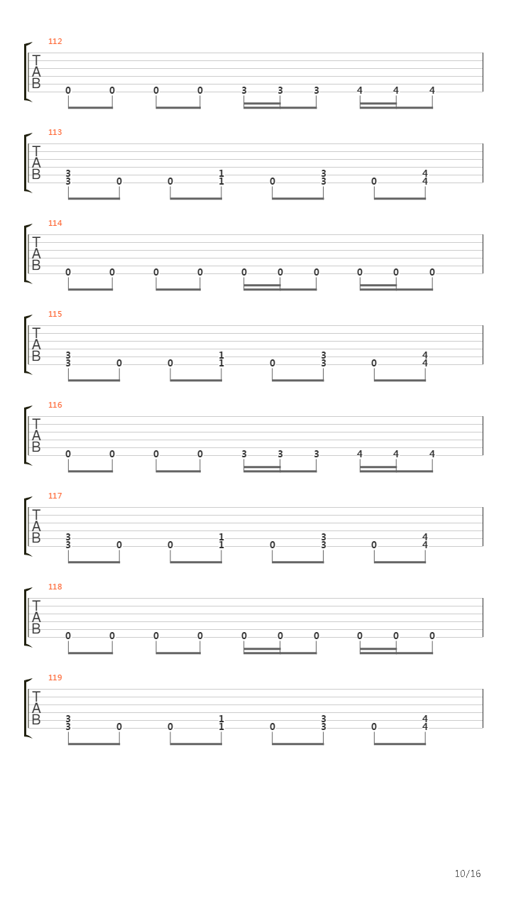 Mechanisms Of Standstill吉他谱