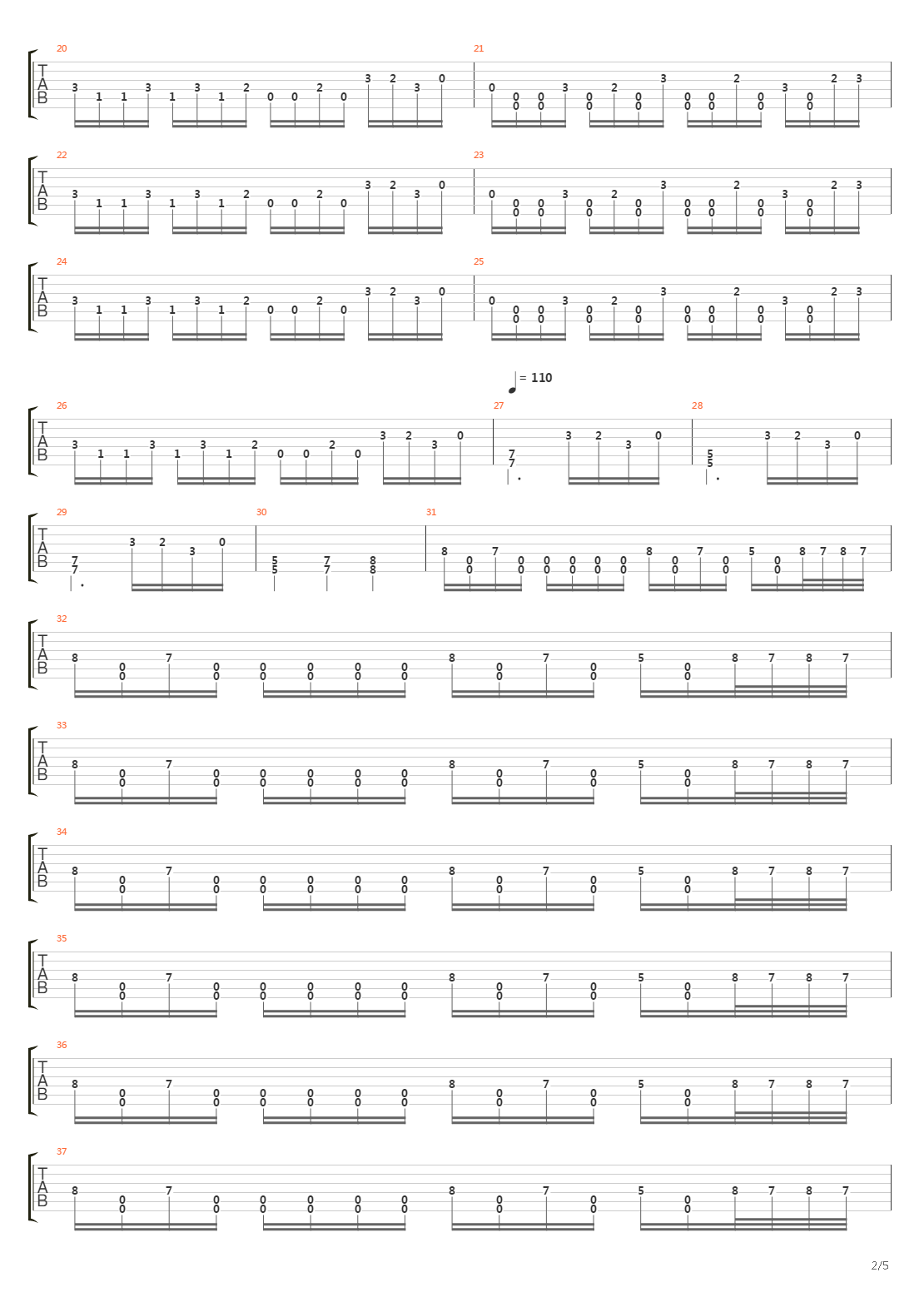 Walls Instead Of Bridges吉他谱