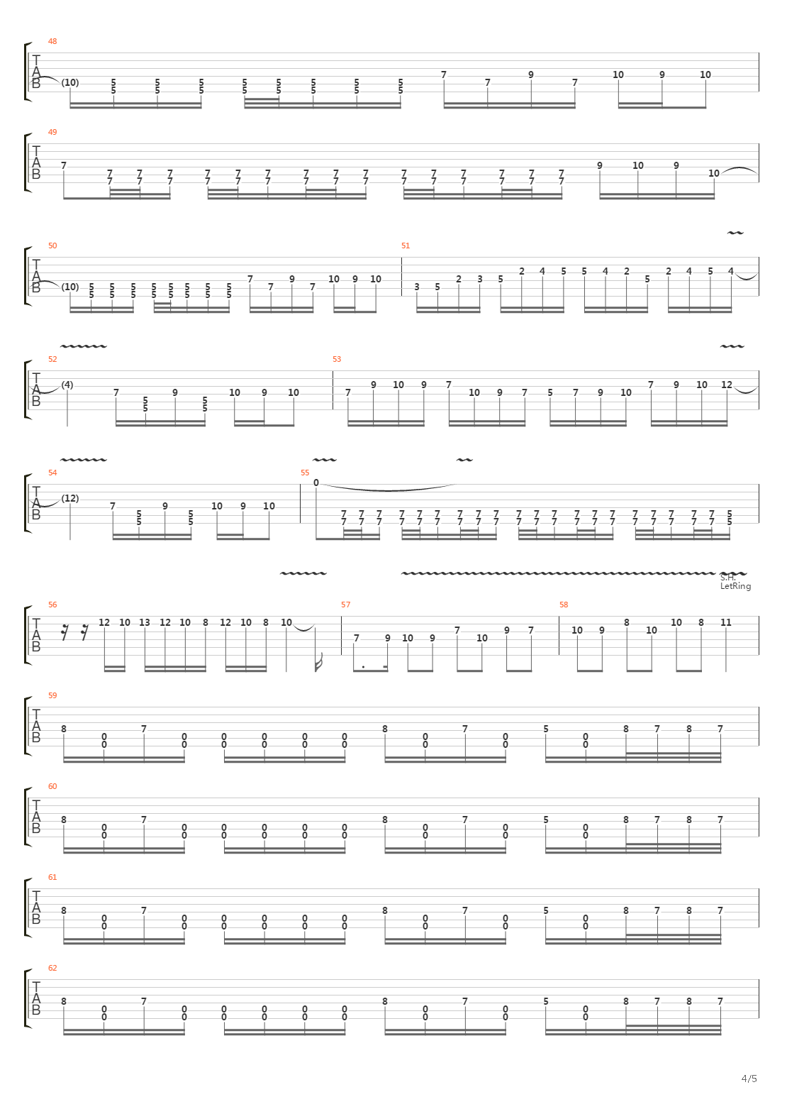 Walls Instead Of Bridges吉他谱