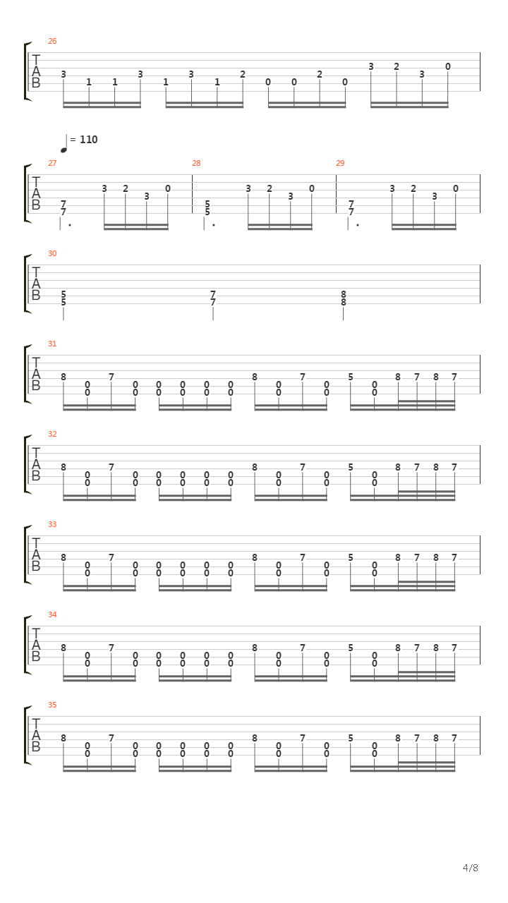 Walls Instead Of Bridges吉他谱
