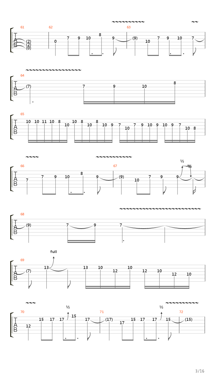 Lifeline吉他谱