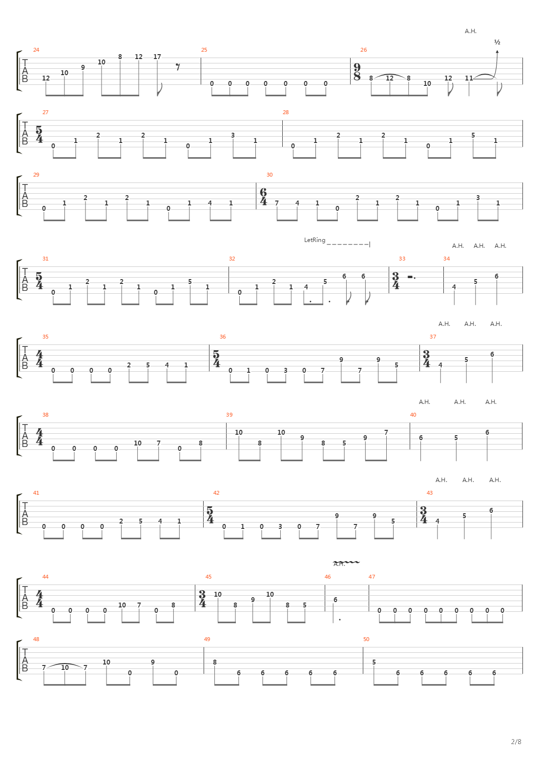 Diminished To B吉他谱