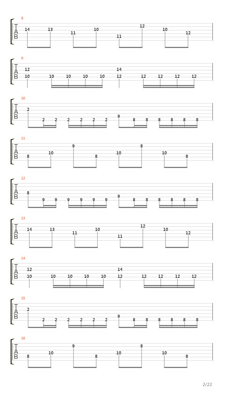 Symbiotic In Theory吉他谱