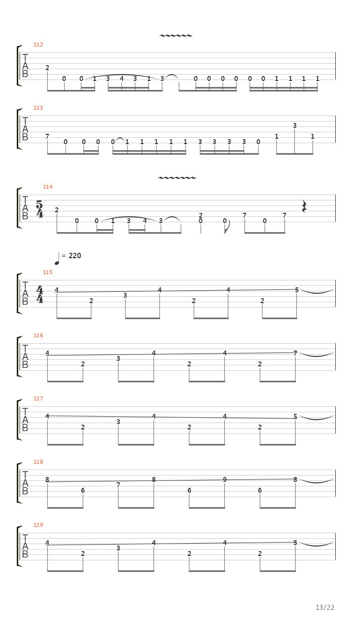 Symbiotic In Theory吉他谱