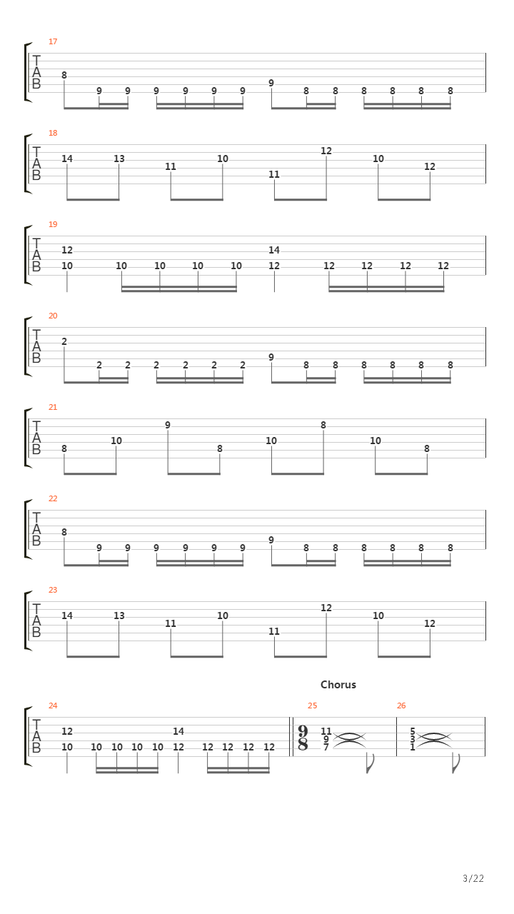 Symbiotic In Theory吉他谱