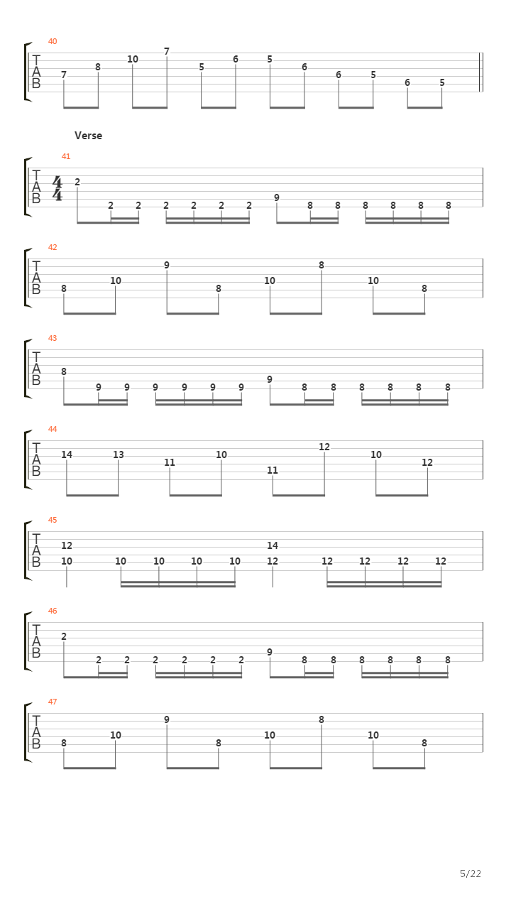 Symbiotic In Theory吉他谱