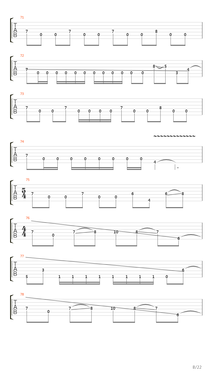 Symbiotic In Theory吉他谱