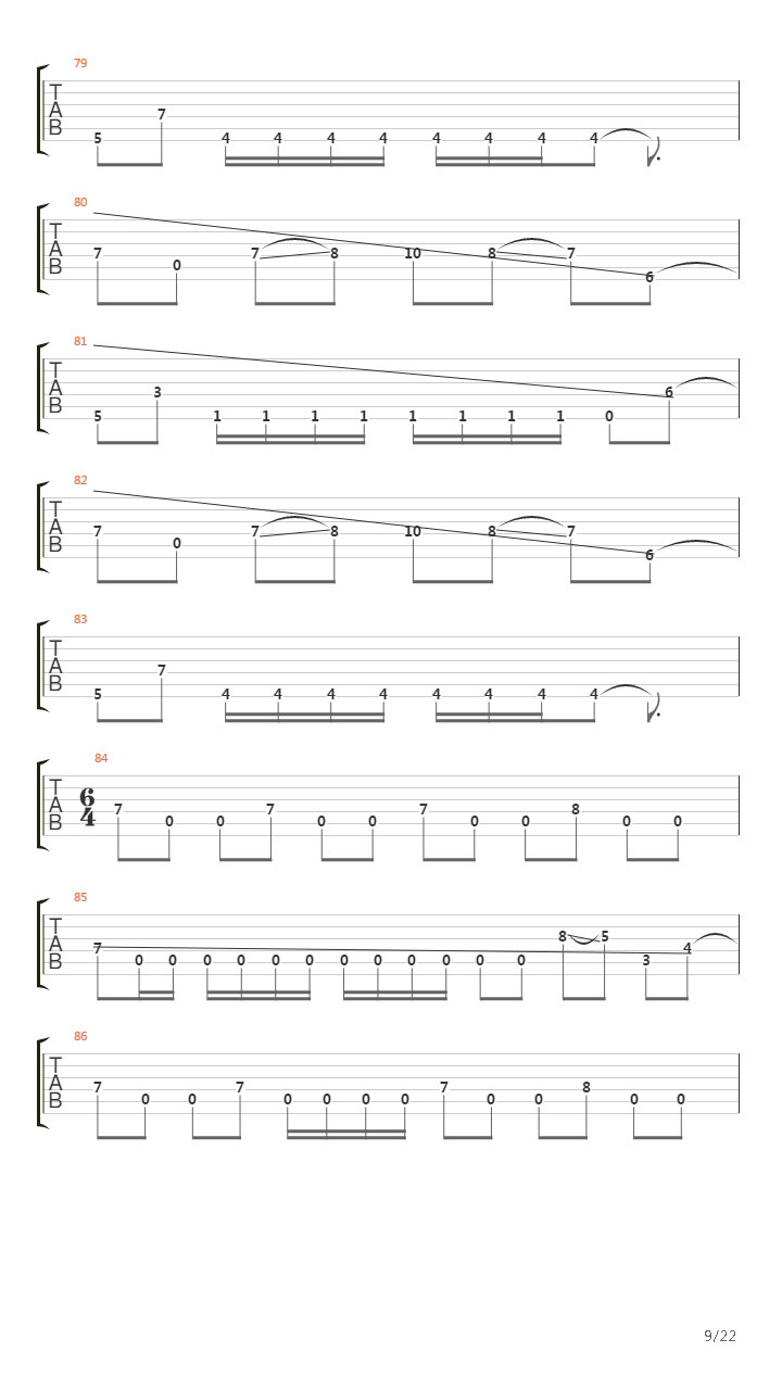 Symbiotic In Theory吉他谱