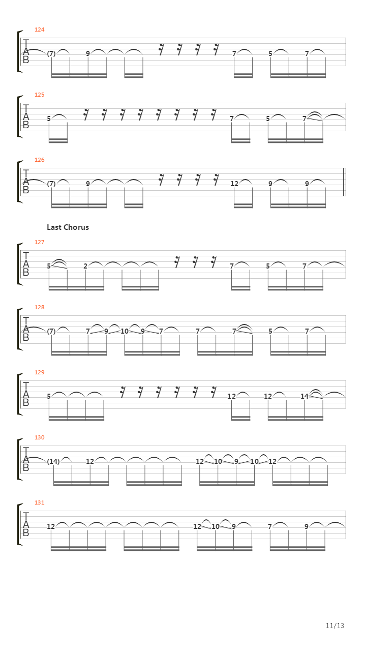 Bir吉他谱