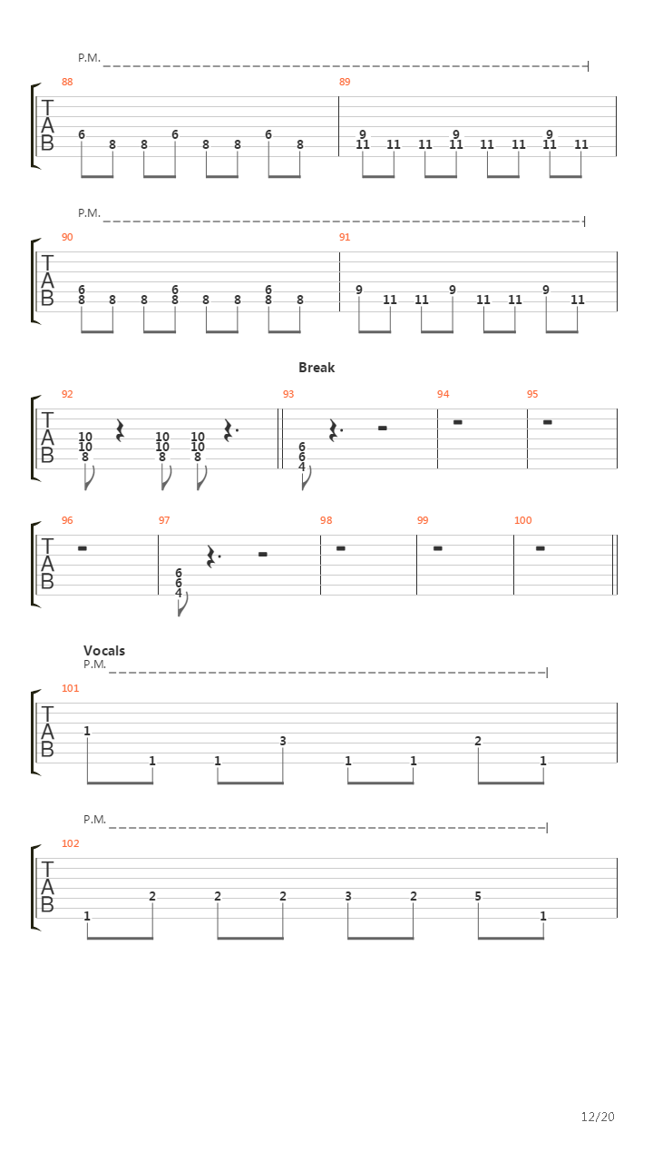 A Curative Struggle吉他谱