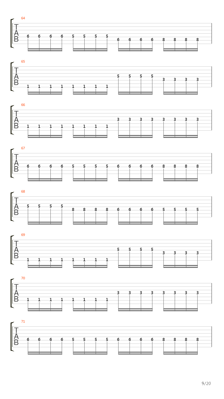 A Curative Struggle吉他谱