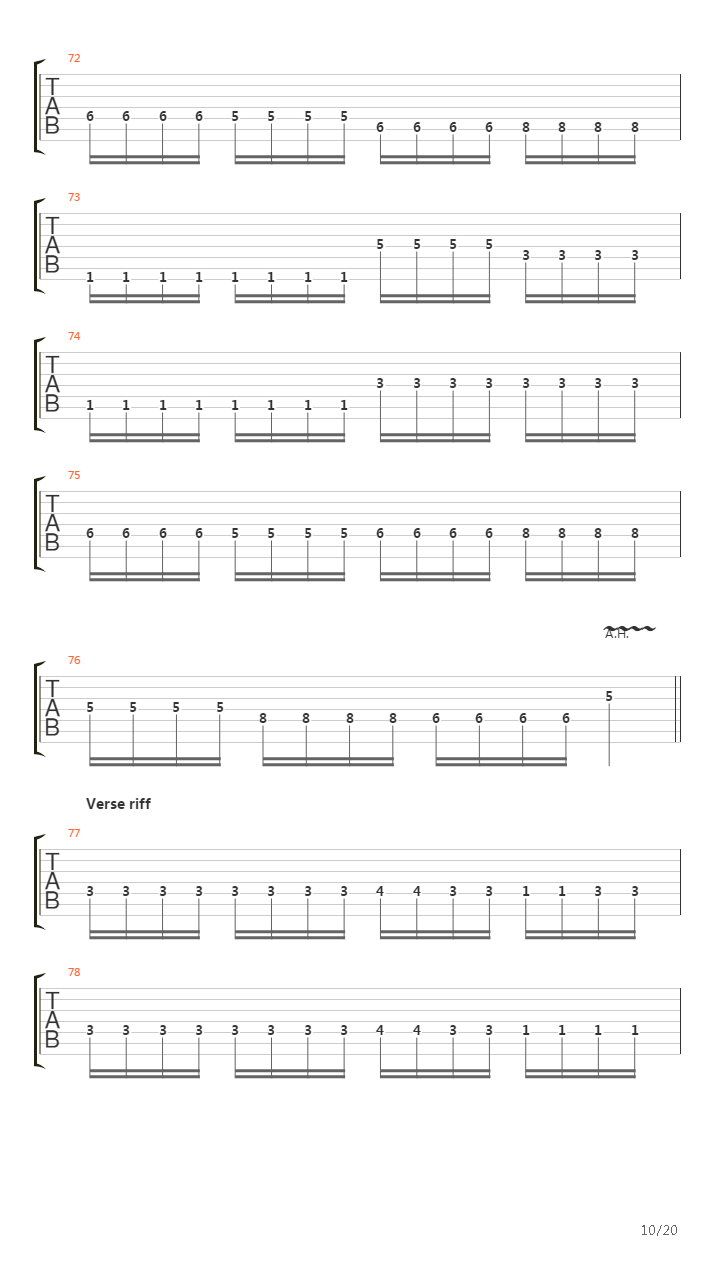 A Curative Struggle吉他谱