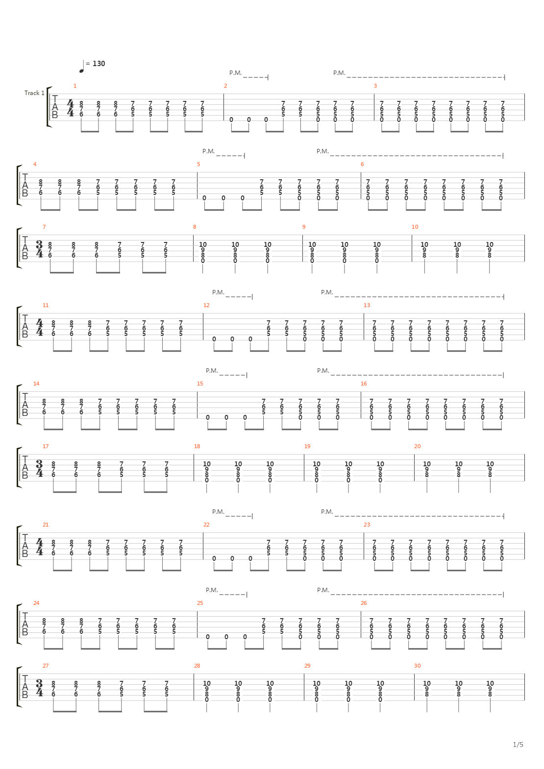 The Doorway吉他谱