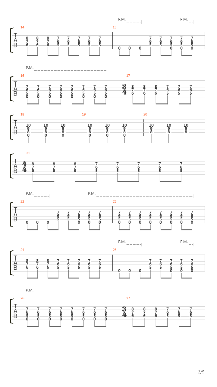 The Doorway吉他谱