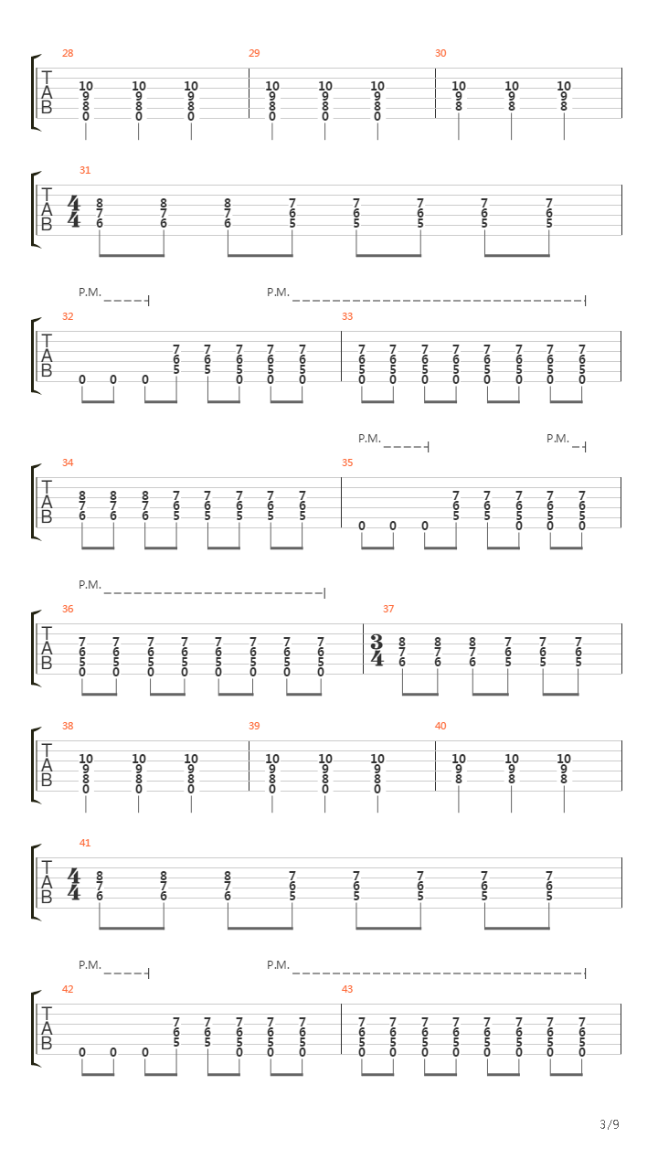 The Doorway吉他谱