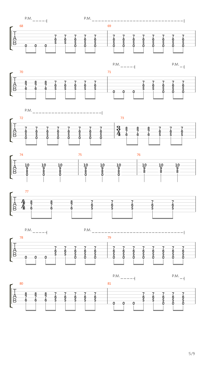 The Doorway吉他谱