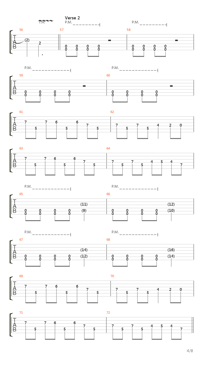 1000 Miles吉他谱