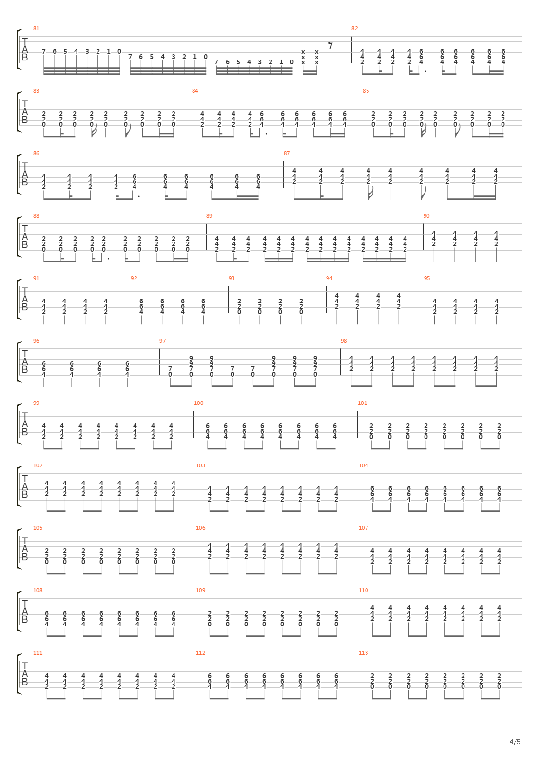 Racer吉他谱