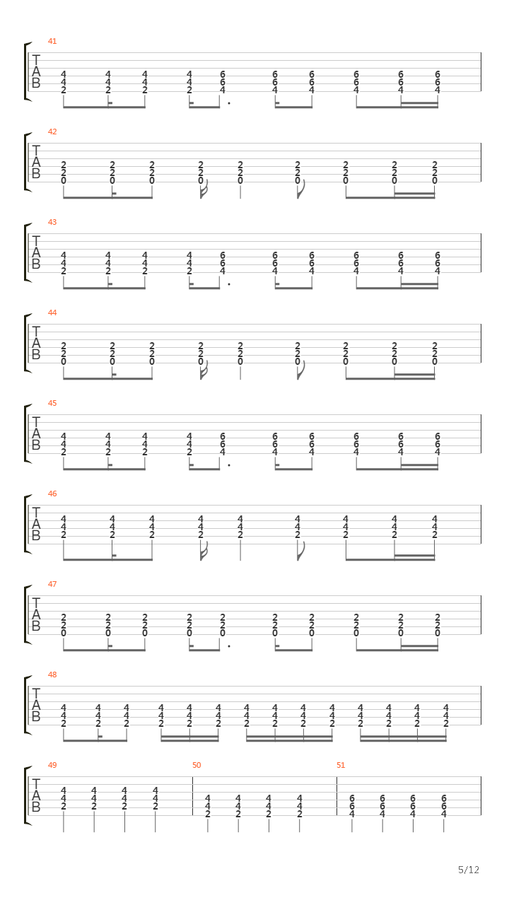 Racer吉他谱