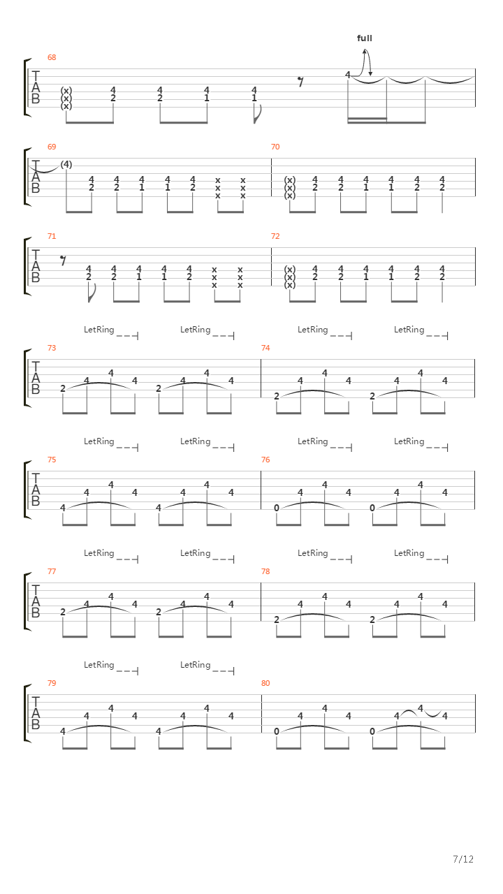 Racer吉他谱