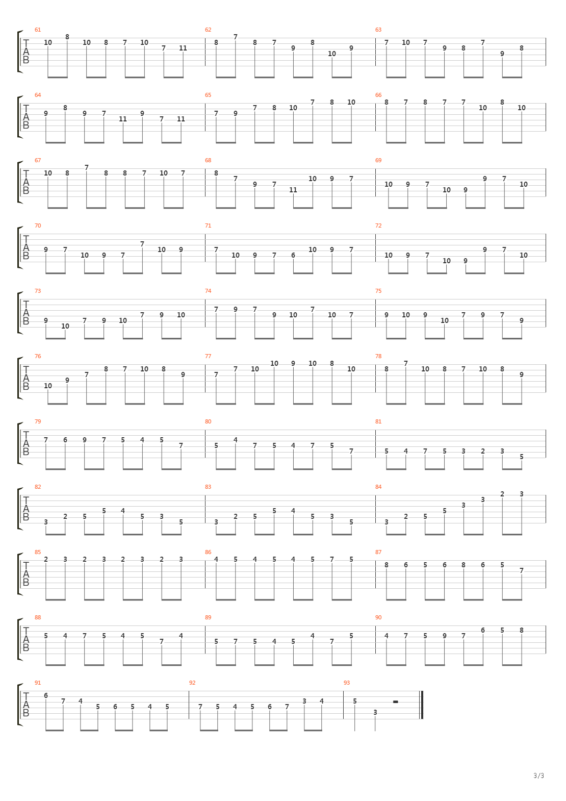 Excerpt From Perpetual Motion吉他谱