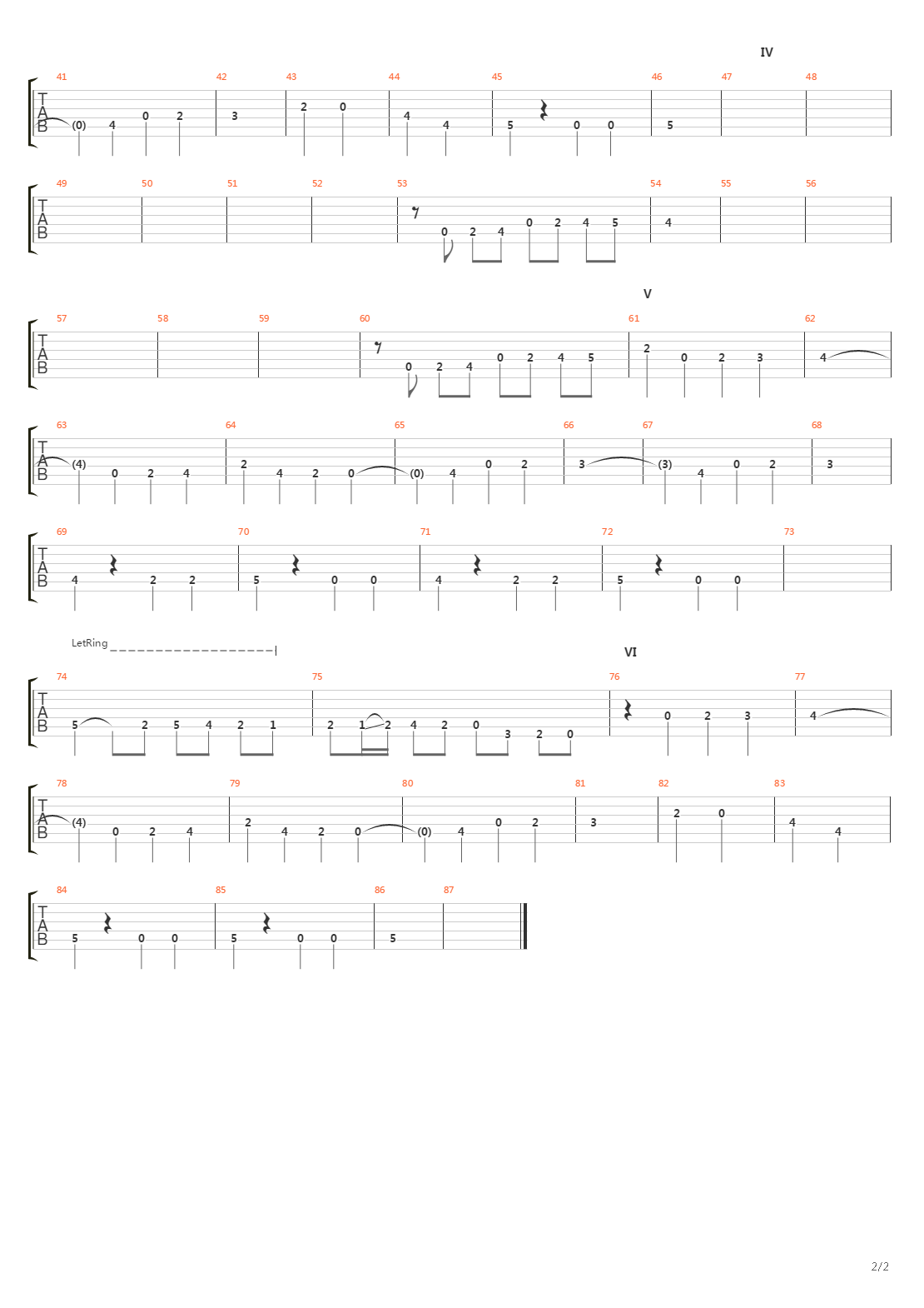 Vita Bella吉他谱