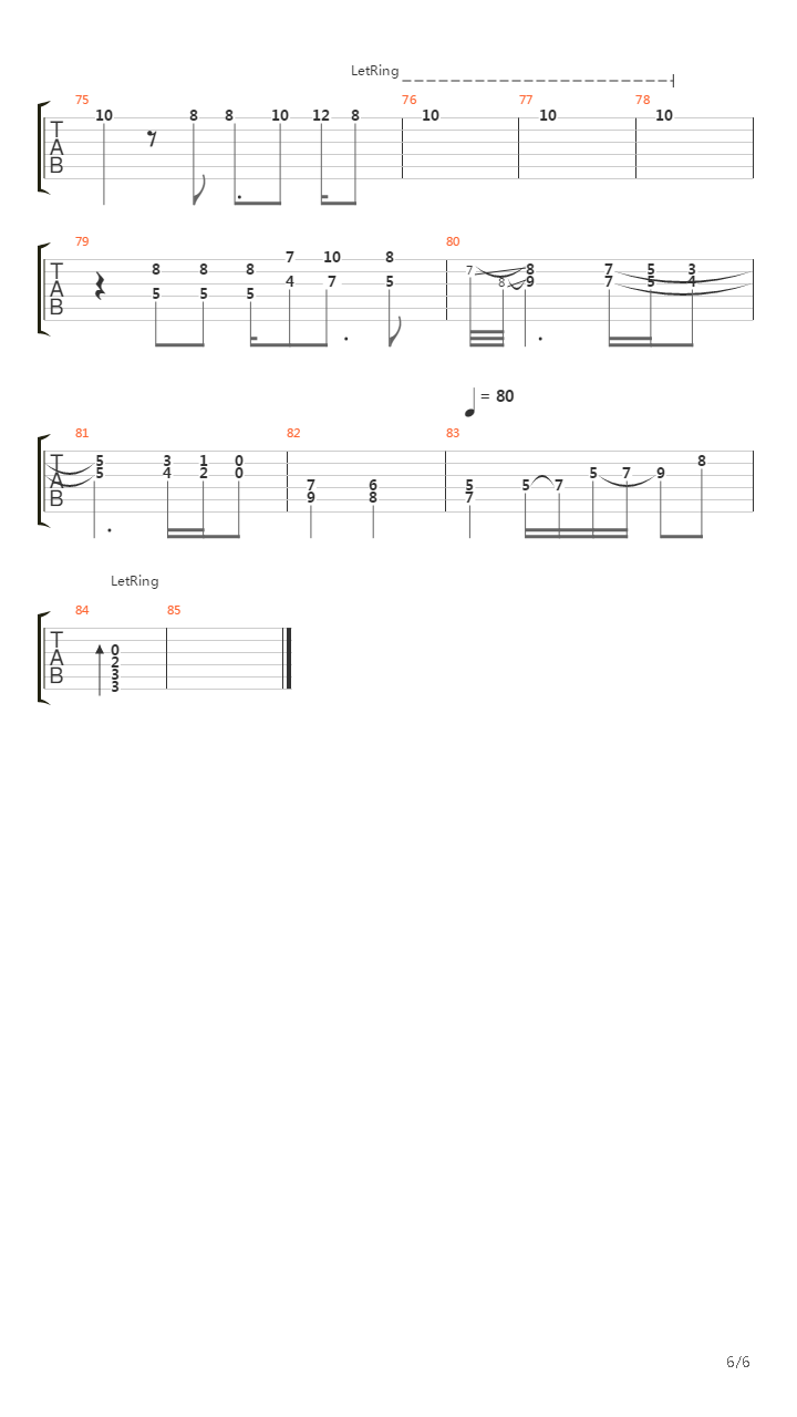 Le Sud吉他谱