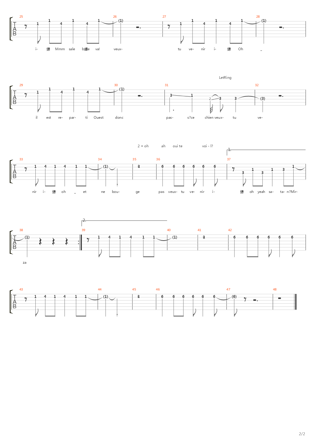 Mirza吉他谱