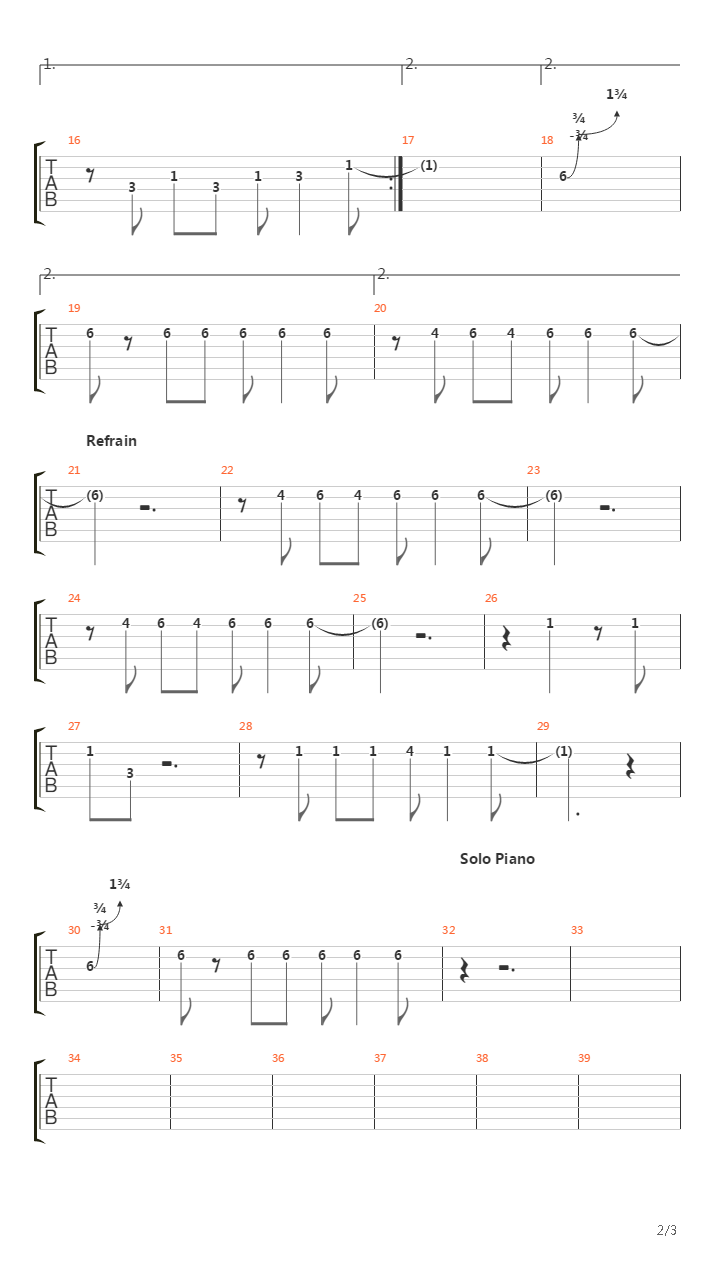 Mirza吉他谱