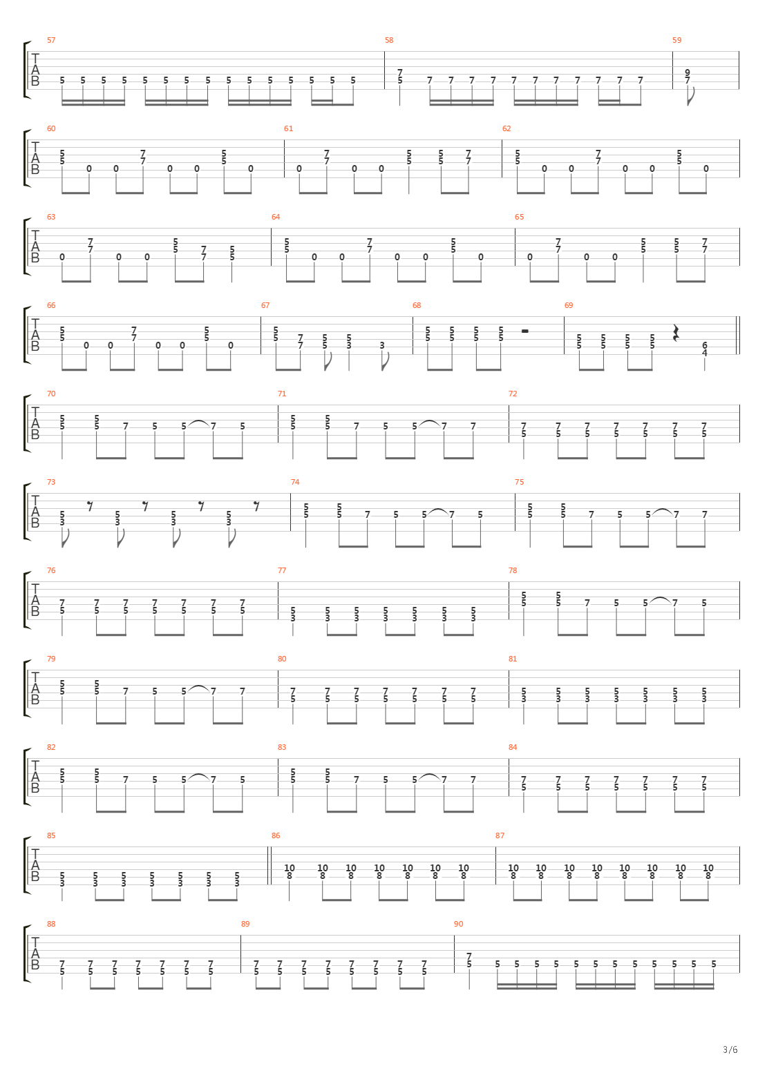freight train吉他谱