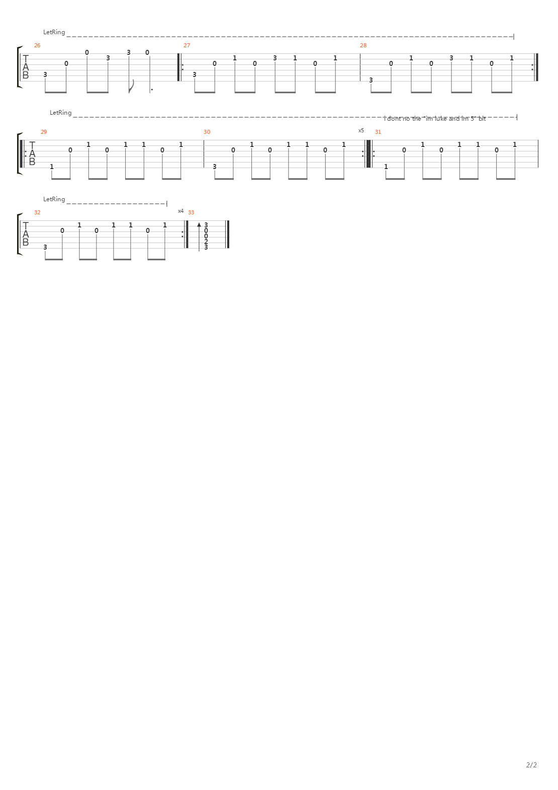 Jcb Song吉他谱