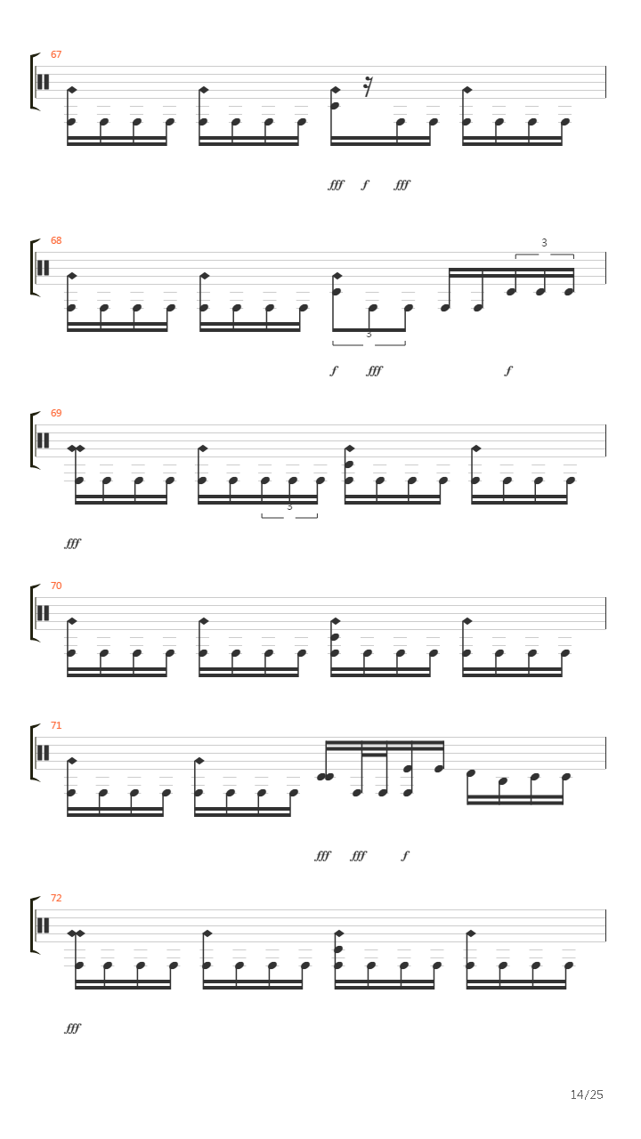 The Fallen吉他谱