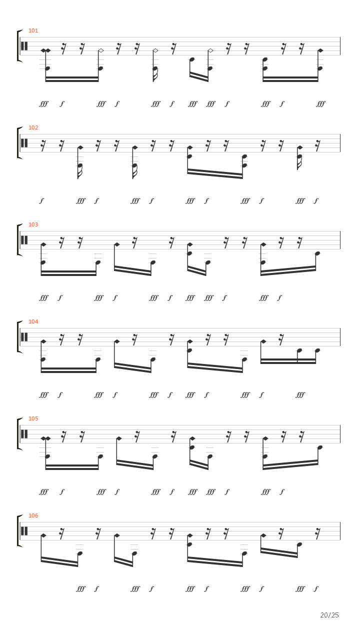 The Fallen吉他谱